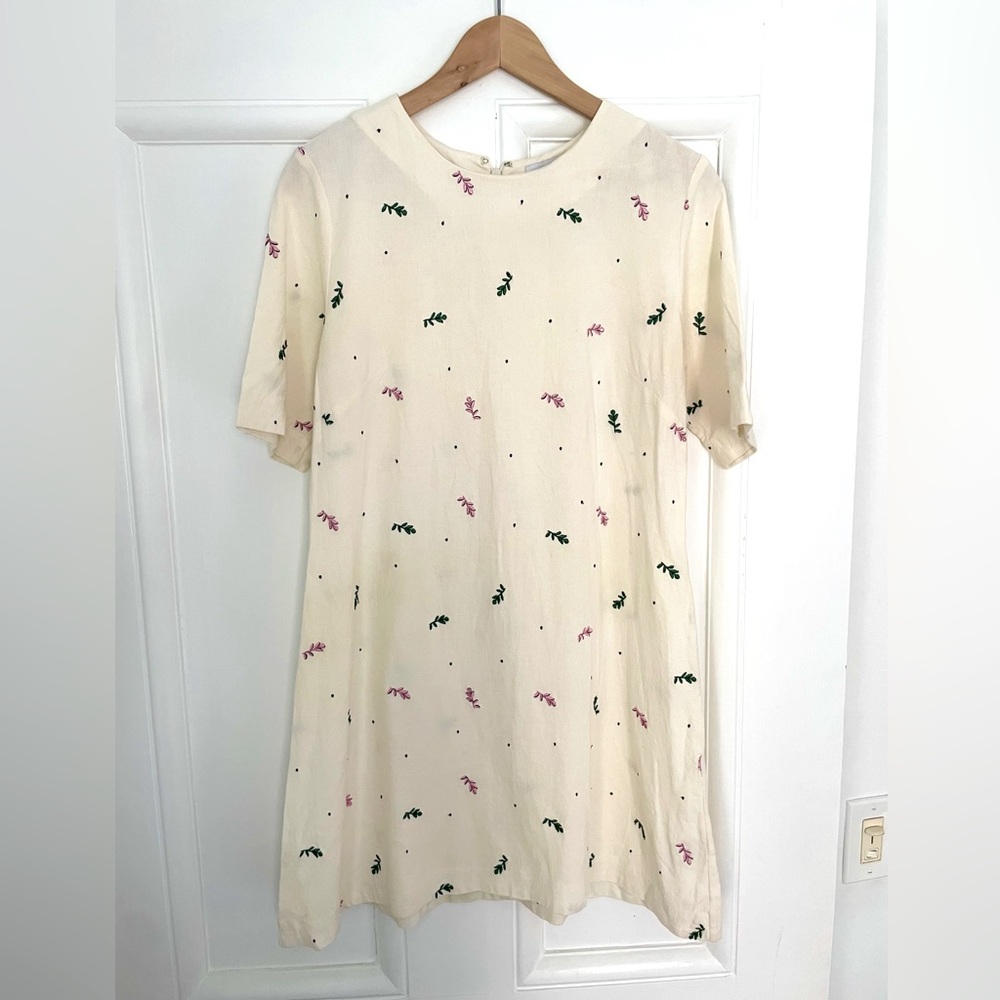 & Other Stories embroidered dress size 12